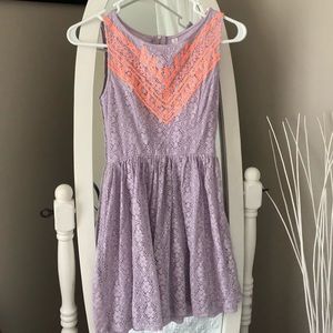 Purple & Orange Lace Dress💜🧡